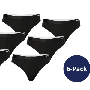 Bamboe string dames - 6-Pak