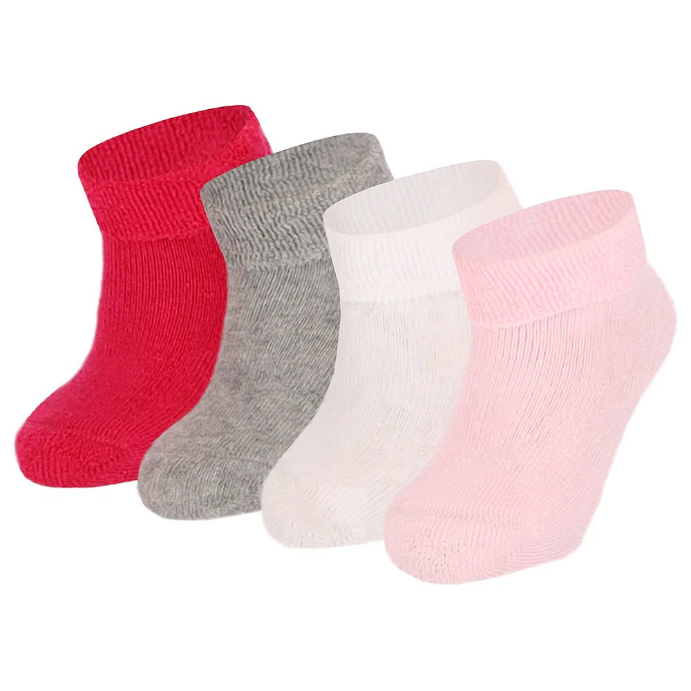 Antislip sokken baby's - 4-Pak - Badstof voering - Afbeelding 6