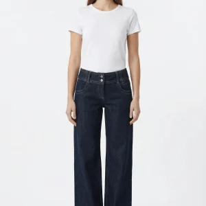 Wide Leg Jeans Dames – Losvallende Retro Jeans met Lange Pijpen