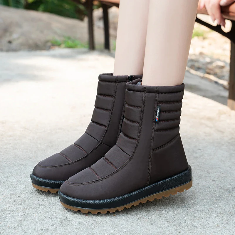 Gevoerde winterlaarzen dames - Warm, waterdicht en comfortabel - OrthoTerm - Afbeelding 7