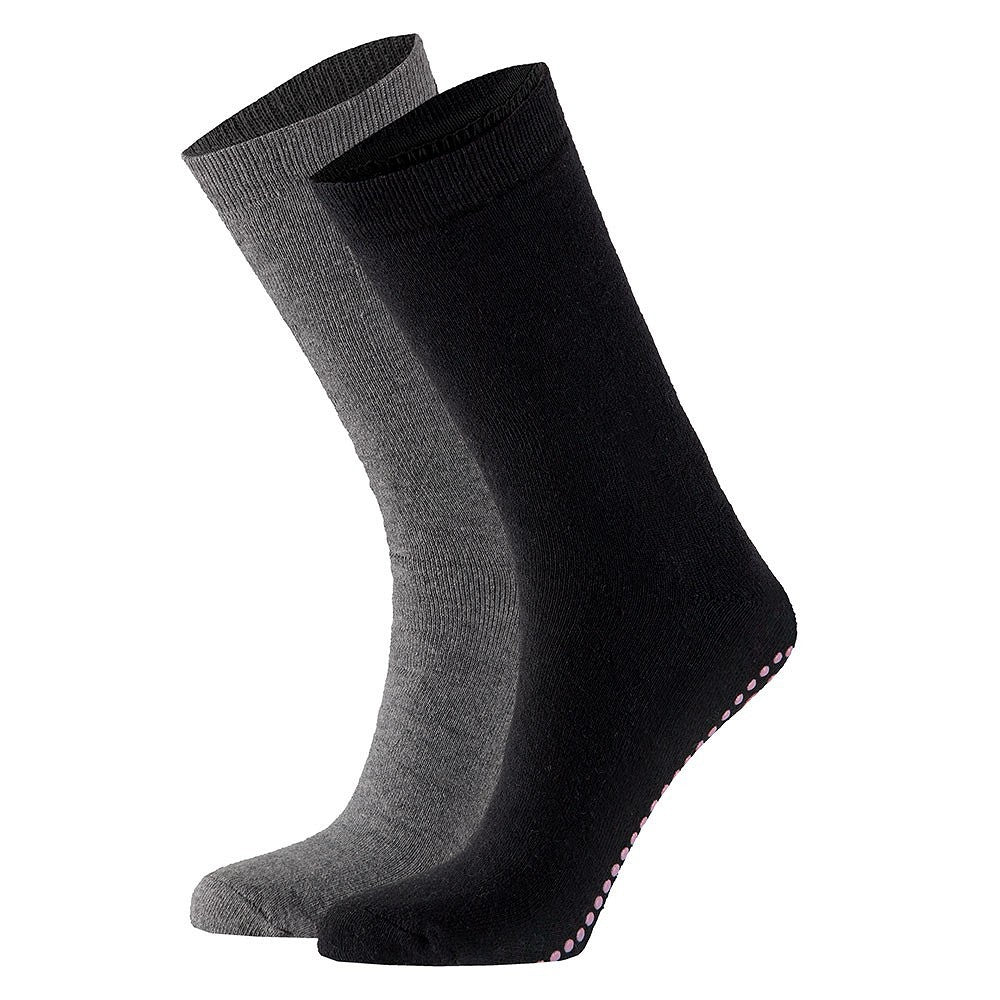 Antislip sokken dames - 4-Pak - Badstof voering