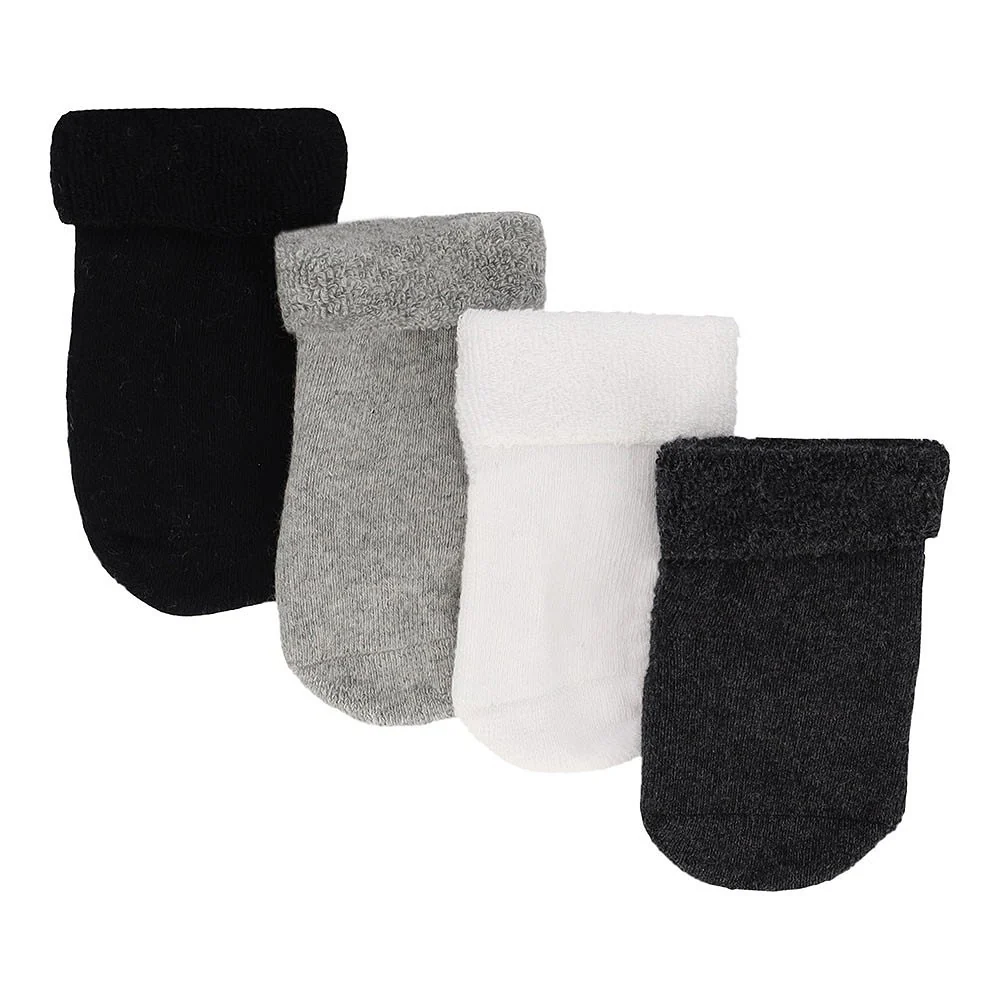 Antislip sokken baby's - 4-Pak - Badstof voering - Afbeelding 3