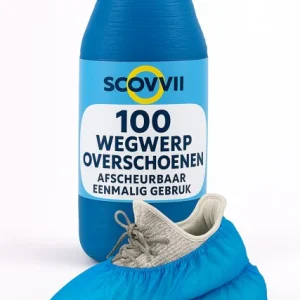 Afscheurbare Wegwerp Overschoenen – 100 Stuks | Waterdicht & Antislip | One Size Fits All