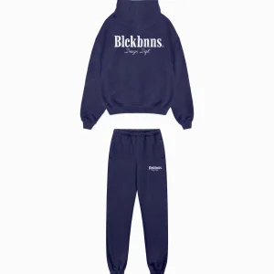 BRUSH GEWASSEN SWEATSUIT | Marine