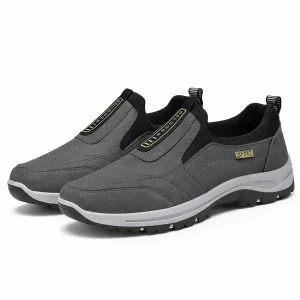 Heren Comfortabele Lichtgewicht Wandelschoenen Zonder Veters met Flexibele Zool en Ademend Ontwerp
