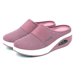 Dames Comfort Instap Loopschoenen zonder Veters Schokdempende Zool