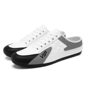 Heren Instap Sneakers Lichtgewicht met Elastische Veters Ademend Textiel