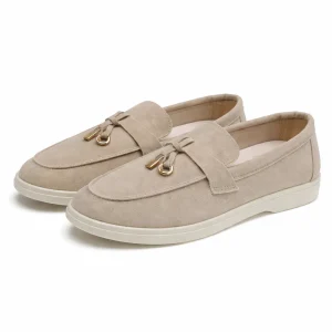 Dames Loafers van Suède – Comfortabele Instappers met Zachte Zool