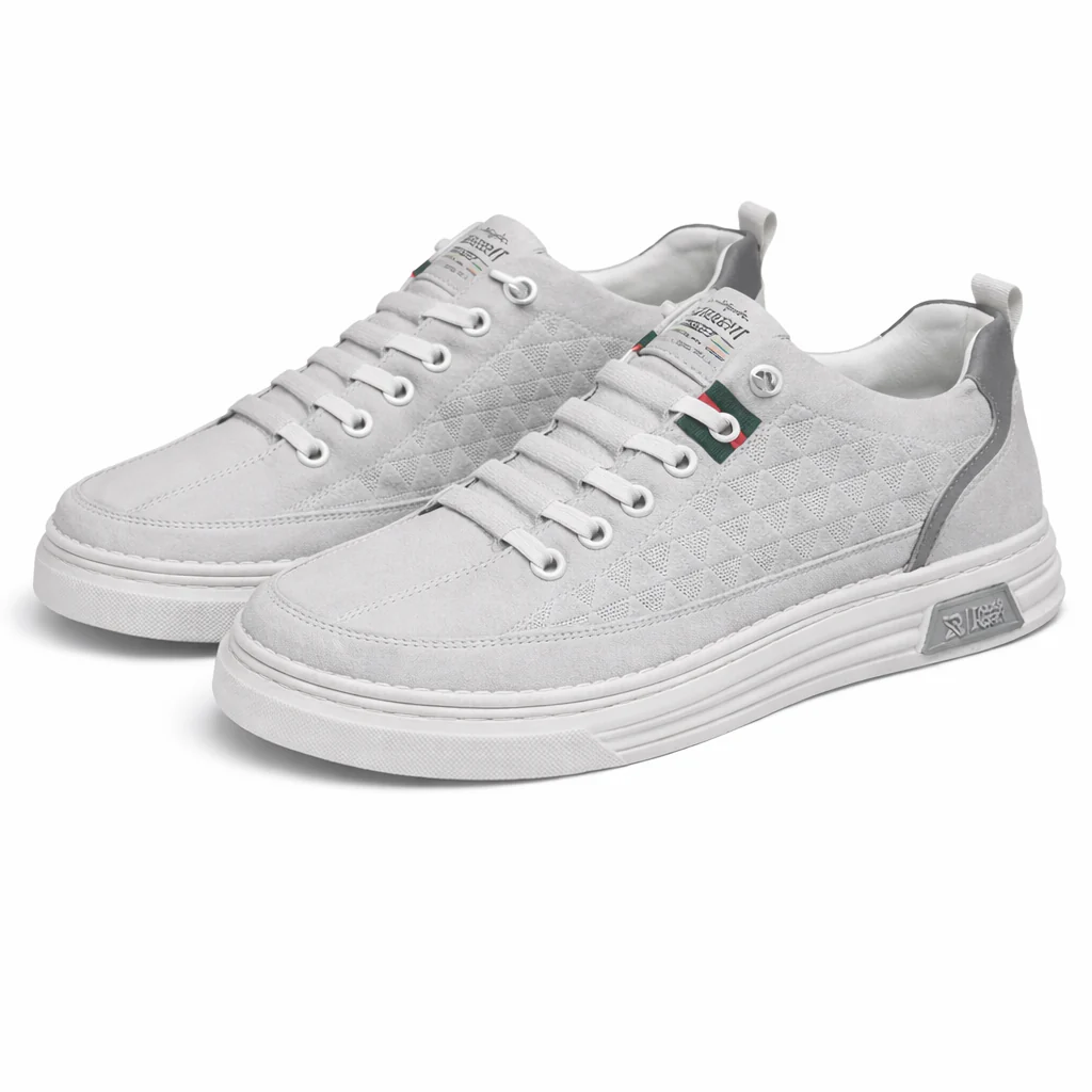 Heren Nette Instapsneakers met Elastische Veters – Comfortabele Casual Schoenen - Afbeelding 5