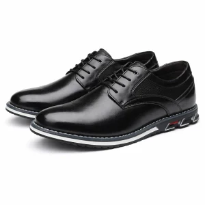 Heren Lakschoenen van PU-leer – Nette Instapschoenen voor Zakelijk en Formeel Gebruik