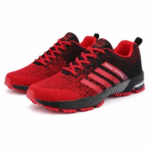 Heren Comfortabele Sportschoenen met Steun en Zachte Demping voor Sport en Fitness