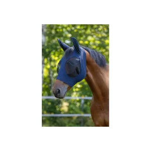 Covalliero FinoStretch Vliegenmasker Blauw – Ultieme Bescherming & Pasvorm