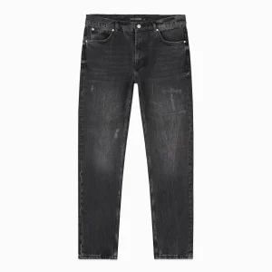 verwoest denim | zwart gewassen