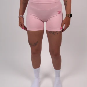 Pink Logo Shorts 4.5” – Blush Pink
