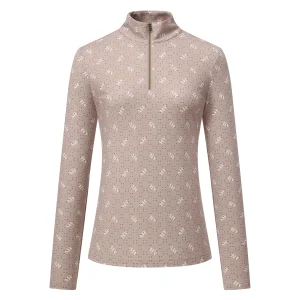 HV Polo Top Peggy Shirt Champagne | Modieus, Ademend & UV-beschermend