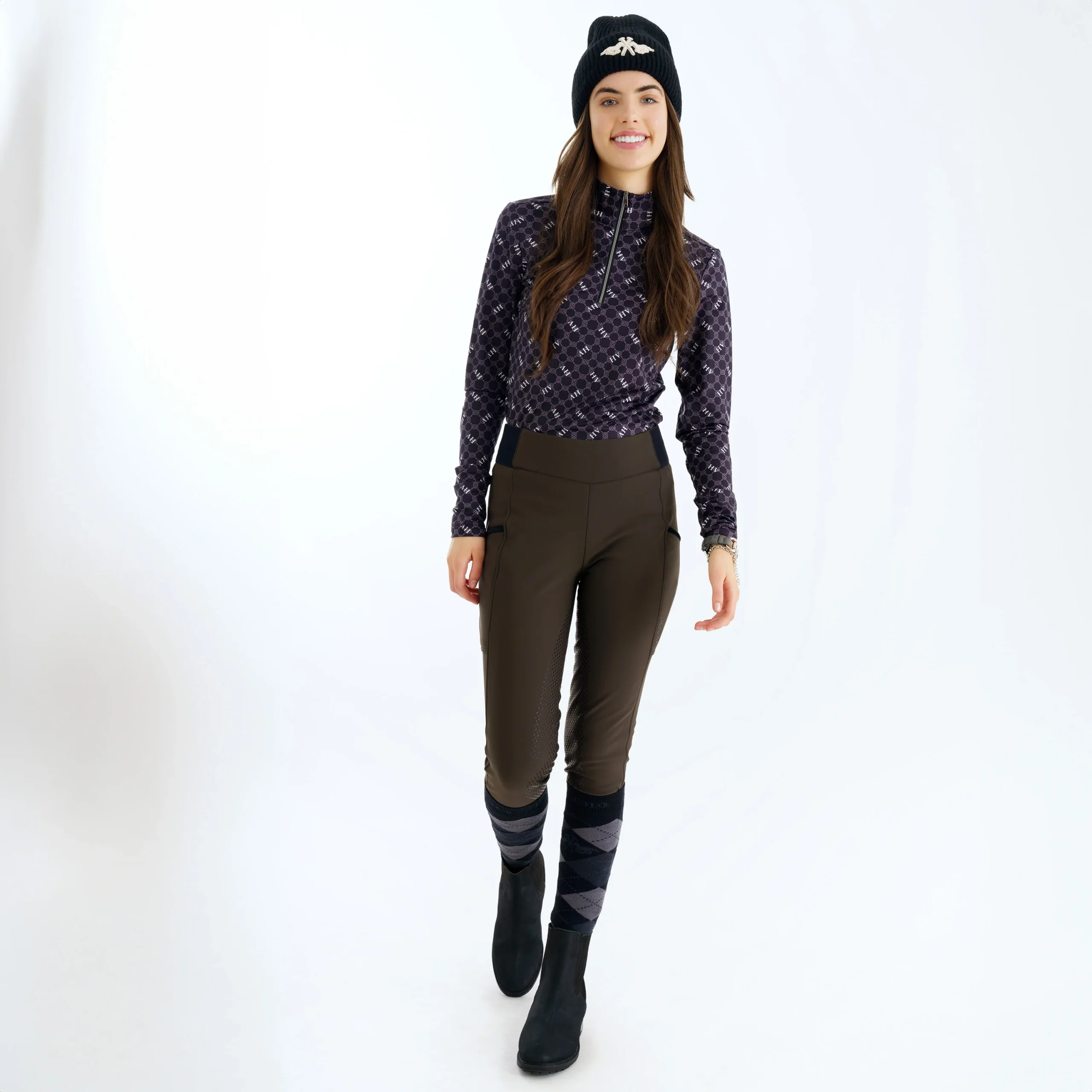 HV Polo Top Peggy Shirt Zwart | Modieus, Ademend & UV-beschermend - Afbeelding 3