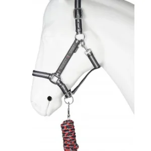 Horka Halter Set Sport Antraciet – Met Bijpassend Touw