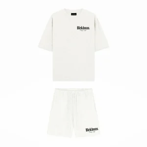 KIDS BRUSH TWINSET | Grijs gemêleerd