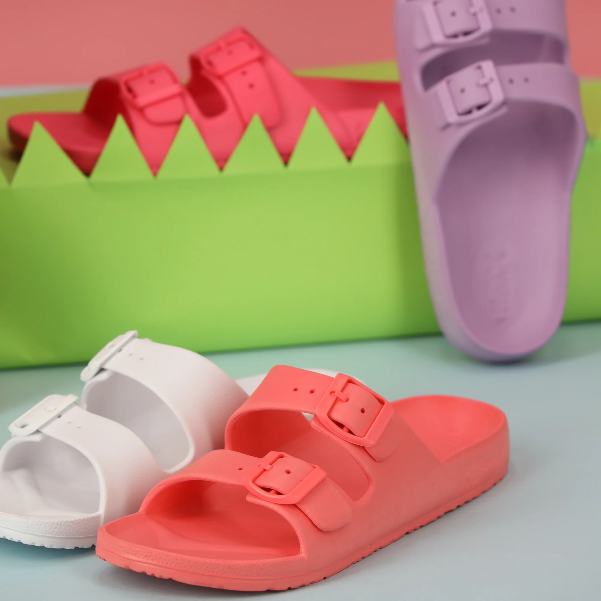 Sandalen dames - Dames slipper - Peach - Afbeelding 7