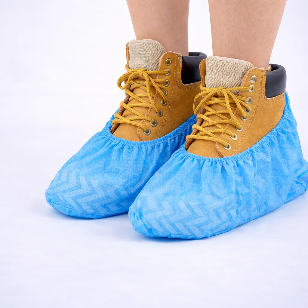 Scovvii Non-Woven Overschoenen – 100 stuks - Sterk – 4,5gr - Hygiënisch & Betrouwbaar – Antislip – Wegwerp – Schoenhoesjes - Schoenovertrekken - Afbeelding 2