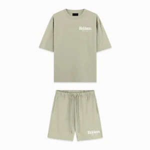 KINDERBORSTEL TWINSET | Groen