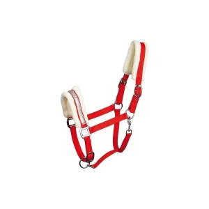 HKM Halster Hot Stuff – Verstelbaar Halster met Zacht Nepbont*