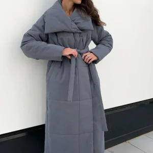 Oversized gewatteerde dames puffer parka