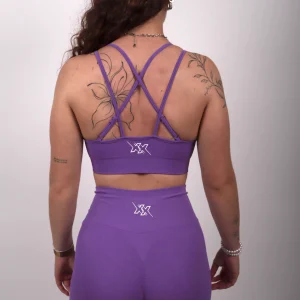 Crossback Bra – Power Purple