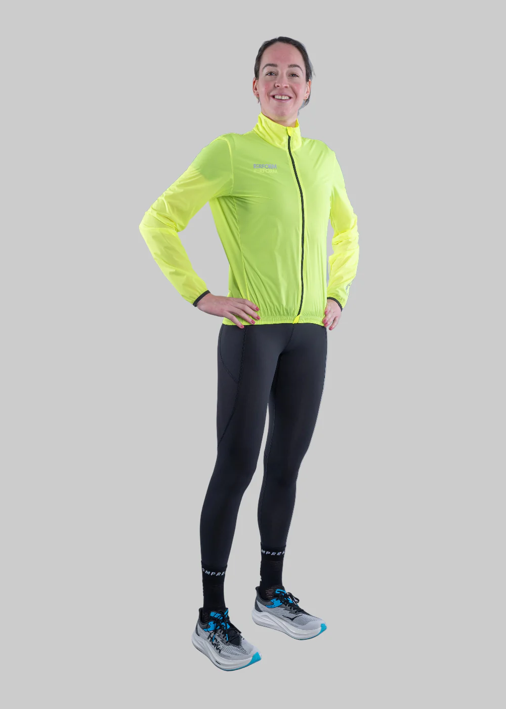 TechBoost | Running Jacket | Fluo Geel | Dames - Afbeelding 5
