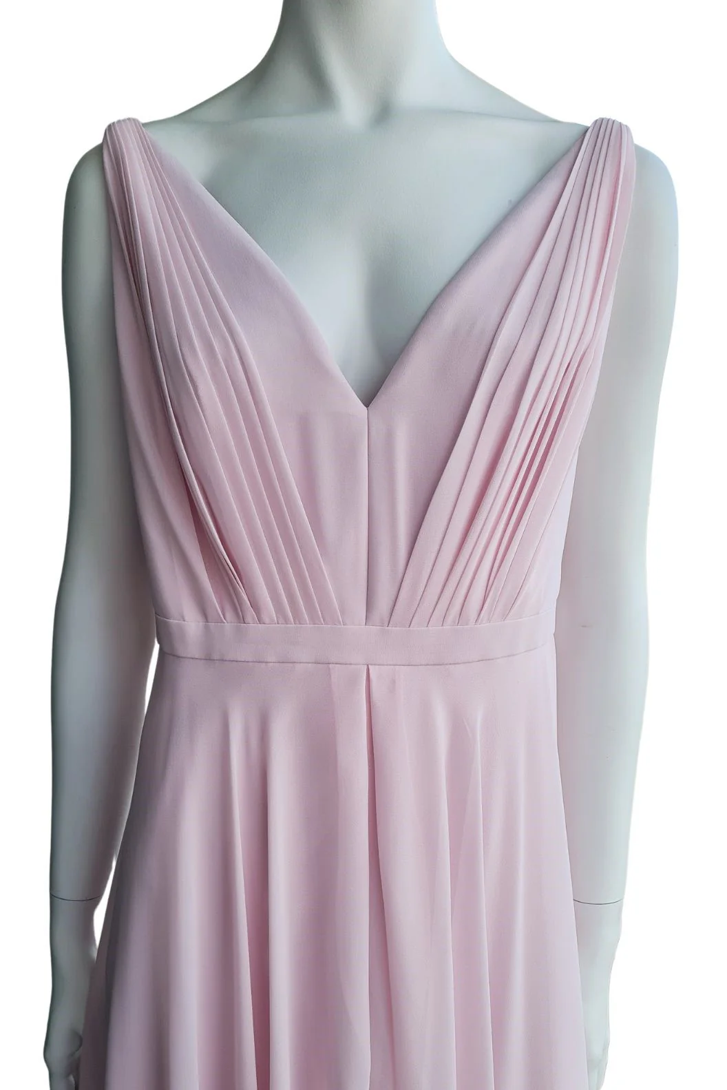 Midi jurk zacht roze - Afbeelding 5