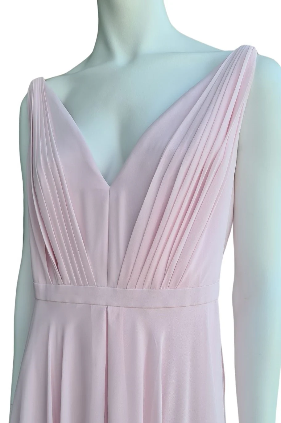 Midi jurk zacht roze - Afbeelding 3