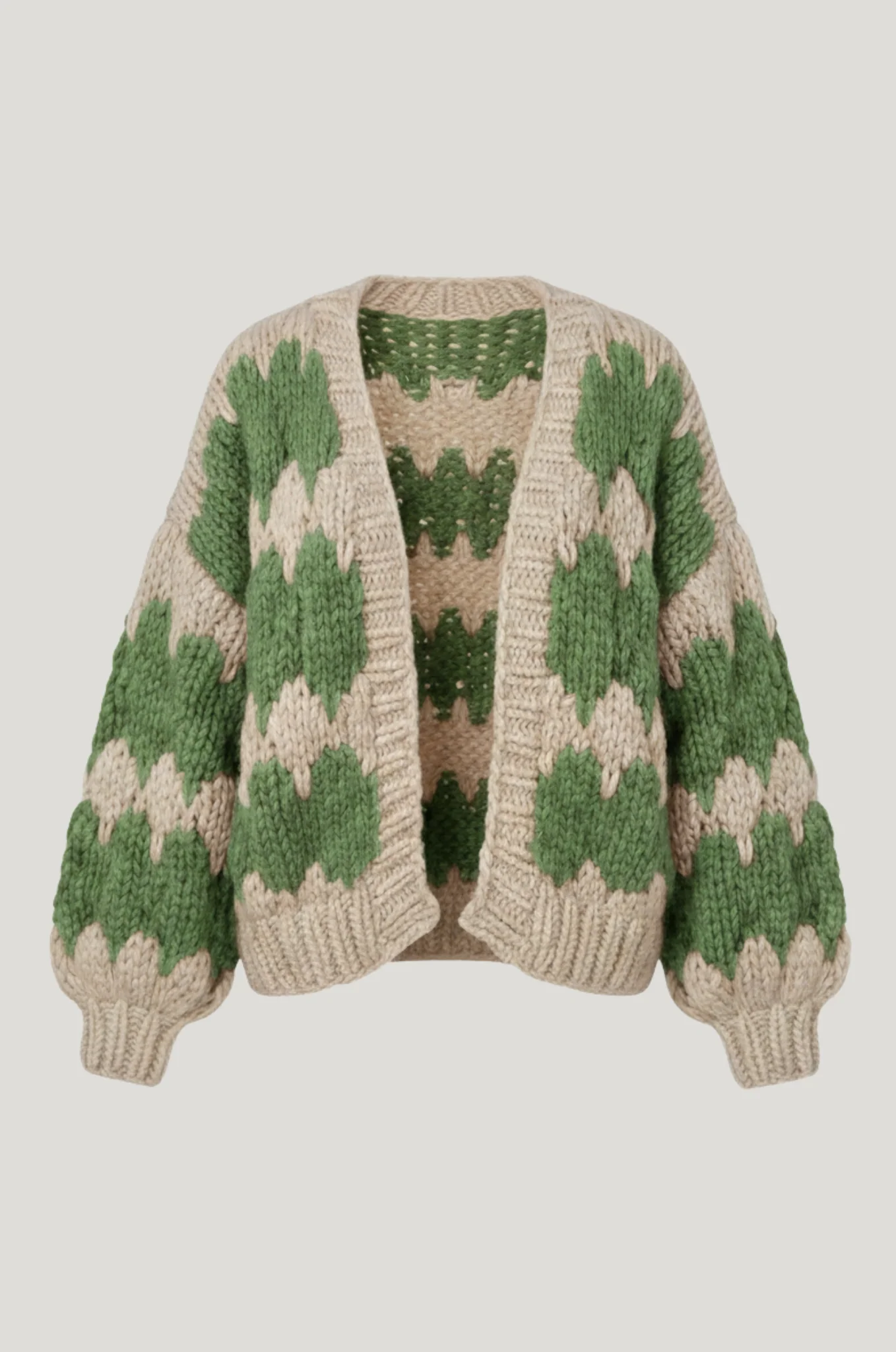 Vintage cropped cardigan – Y2K & pofmouw - Afbeelding 9