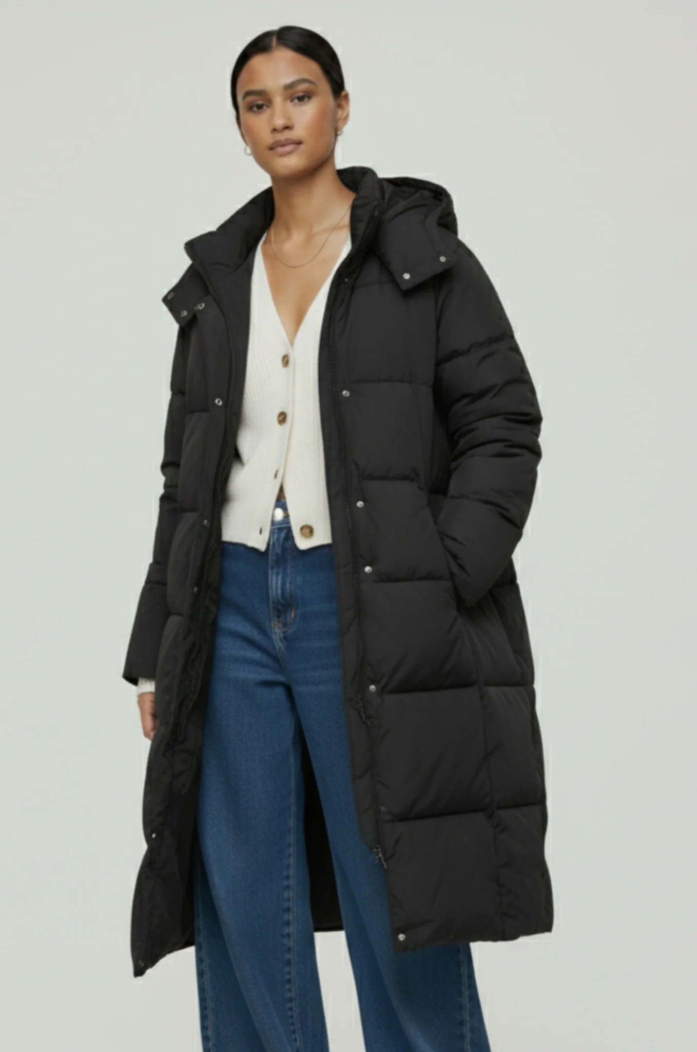 Dames winter parka – warm & gewatteerd - Afbeelding 2