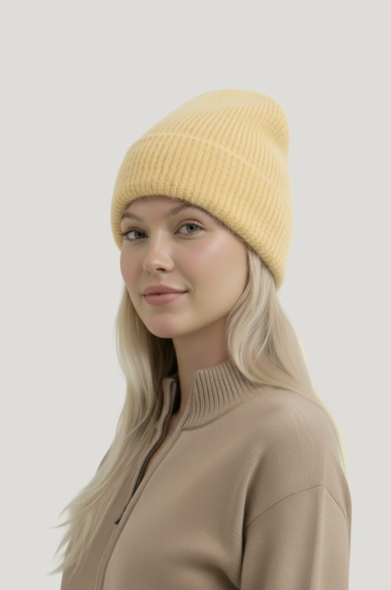 Zachte angora beanie – warm & zacht - Afbeelding 4