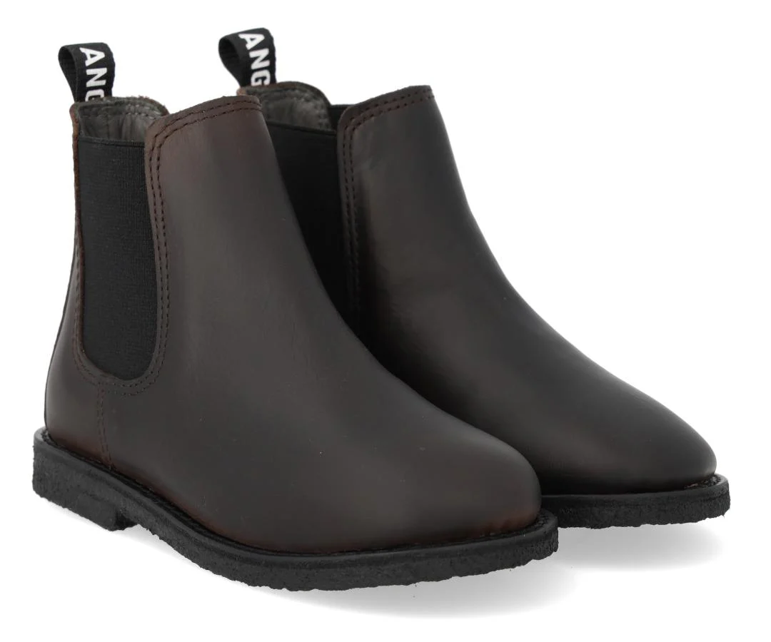 Angulus Laars - Angulus Kinderschoenen - Bruin | Chelsea boot with Logo tape - Afbeelding 3