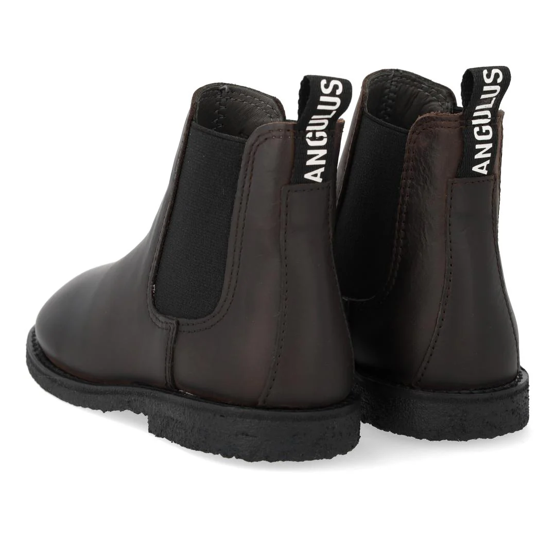 Angulus Laars - Angulus Kinderschoenen - Bruin | Chelsea boot with Logo tape - Afbeelding 4