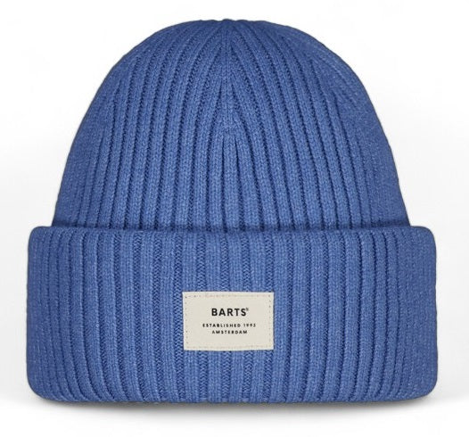 Basalth Beanie - Barts Amsterdam Accessoires - Blauw | Blue