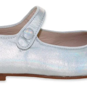 Beberlis Bandschoen - Beberlis Kinderschoenen - Zilver | Petra