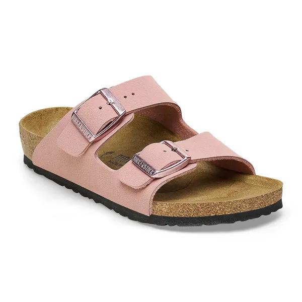 Birkenstock Slipper - Birkenstock Kinderschoenen - Roze | Arizona Flor Nubuck - Afbeelding 3