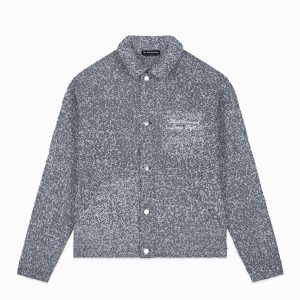 BOUCLE CARPENTER JACKET | Blauw
