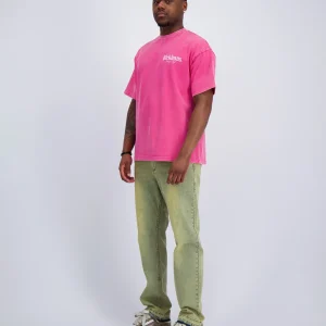 BRUSH T-SHIRT | Roze