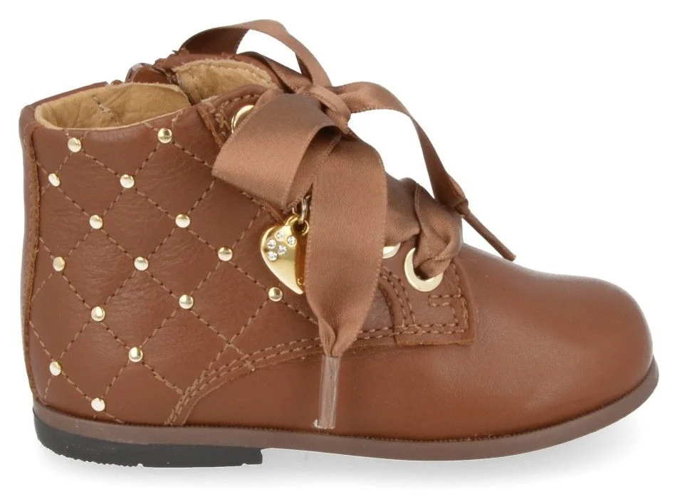 Cherie eerste Loper - Cherie Kinderschoenen - Cognac | 1000