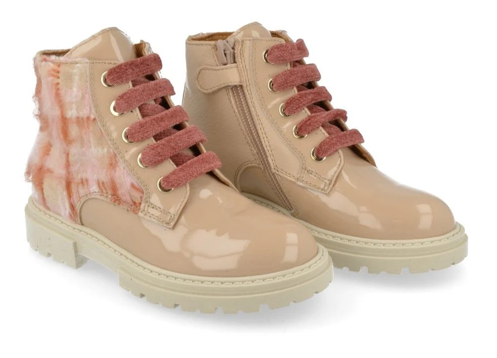 Cherie veterboot - Cherie Kinderschoenen - Beige | 2346 - Afbeelding 3