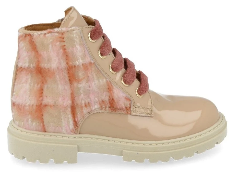 Cherie veterboot - Cherie Kinderschoenen - Beige | 2346 - Afbeelding 2