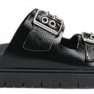 Copenhagen Studios Slipper - Copenhagen Studios Damesschoenen - Zwart | CPH796 Leather