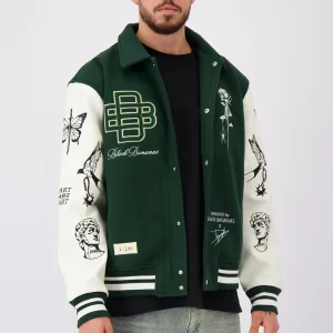 BB X DH VARSITY JACKET | Groen