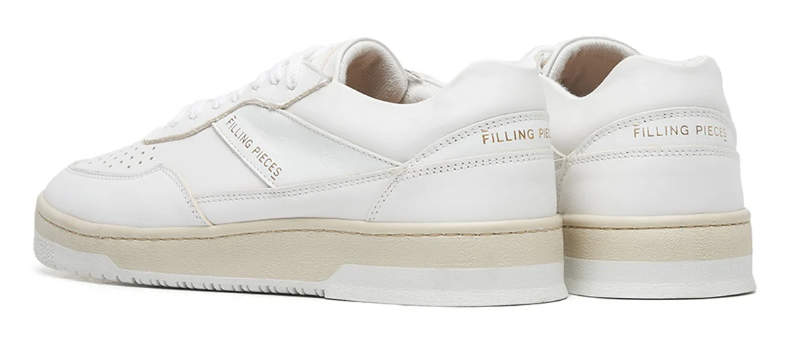 Filling Pieces Sneaker - Filling Pieces Damesschoenen - Wit | Ace Organic White - Afbeelding 4