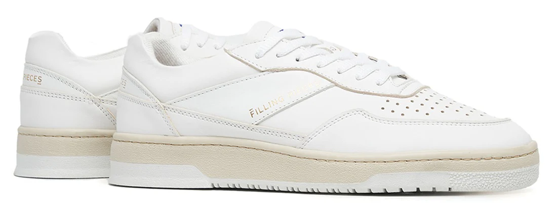 Filling Pieces Sneaker - Filling Pieces Damesschoenen - Wit | Ace Organic White - Afbeelding 3