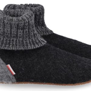 Giesswein Pantoffel - Giesswein Kinderschoenen - Antracite | Wildpoldsried