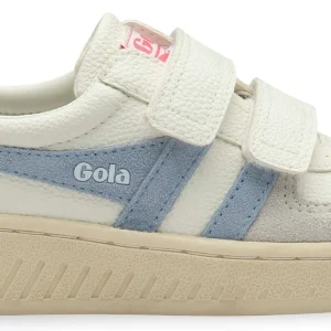 Gola Sneaker - Gola Kinderschoenen - Off White | Grandslam Trident Trainer Off White Fluo Pink
